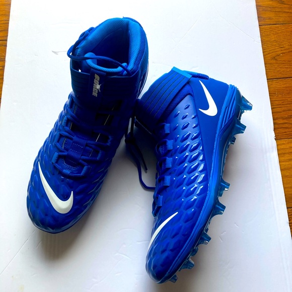 NEW Nike Force Savage Pro 2 Blue White Football Cleats (AH4000-400) - Picture 3 of 4